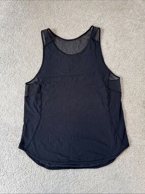 lululemon Sculpt Tank Top Mesh Black Sz8